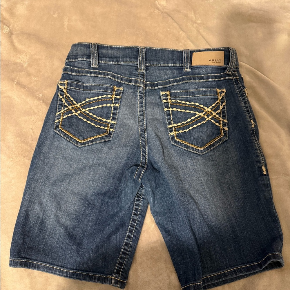 Ariat Blue Denim Bermuda Shorts